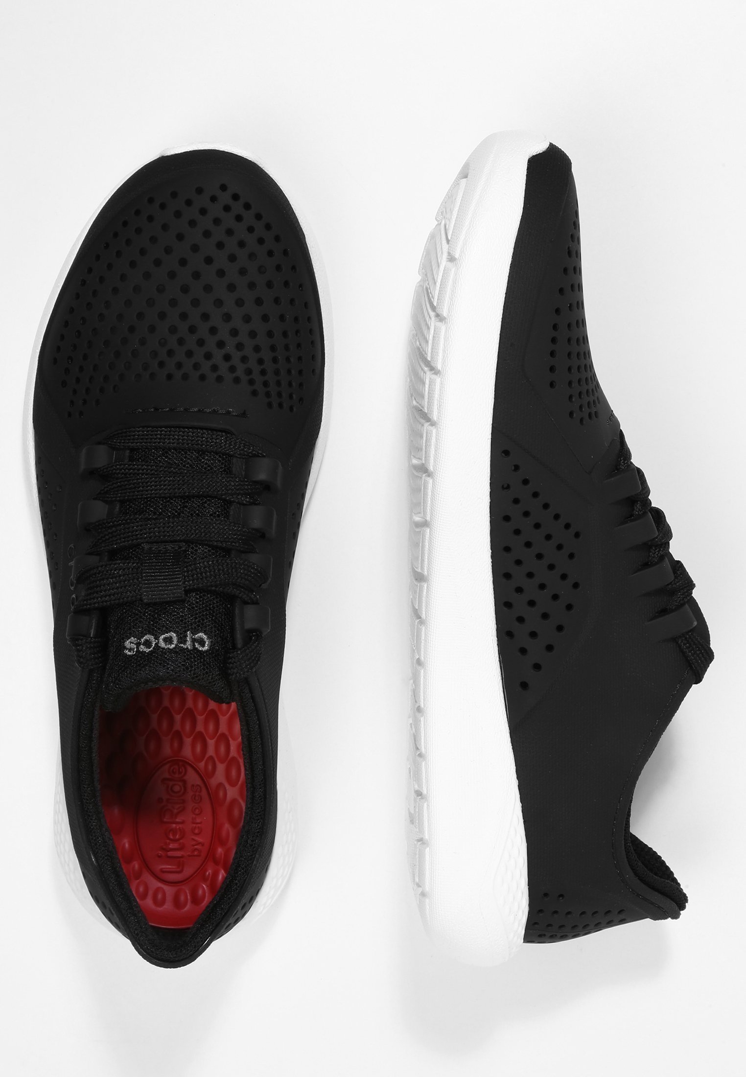 Mens Crocs Sneakers | LiteRide™ Pacer Charcoal / Light Gray · The  Satirialist