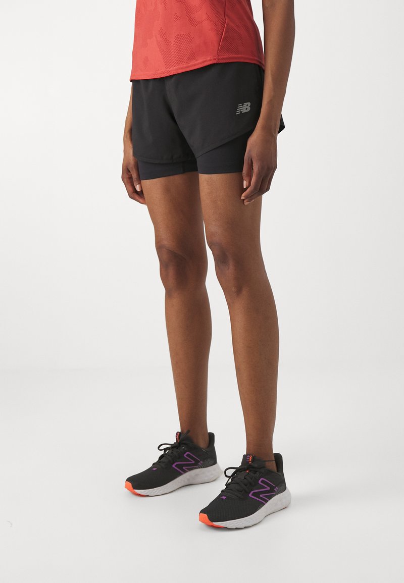 New Balance - SPORT ESSENTIALS 2-IN-1 SHORT 3" - kurze Sporthose - black, Vergrößern