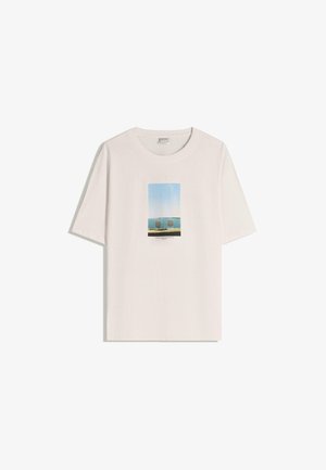 Nyomott mintás póló - white