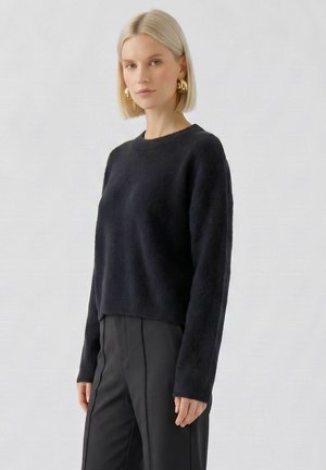 Oui, NILA - Strickpullover - black