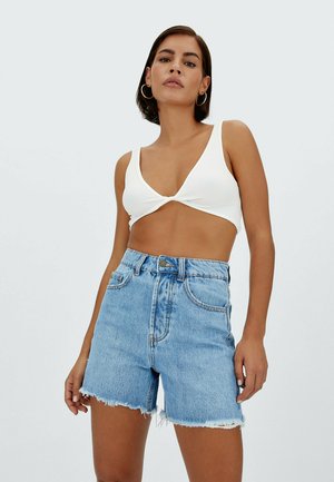 Denim shorts - blue denim