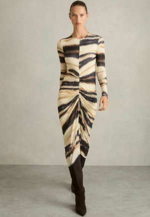 GEORGIA PRINTED MIDI - Kotelomekko - neutral navy