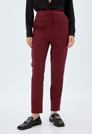 Trousers - bordeaux
