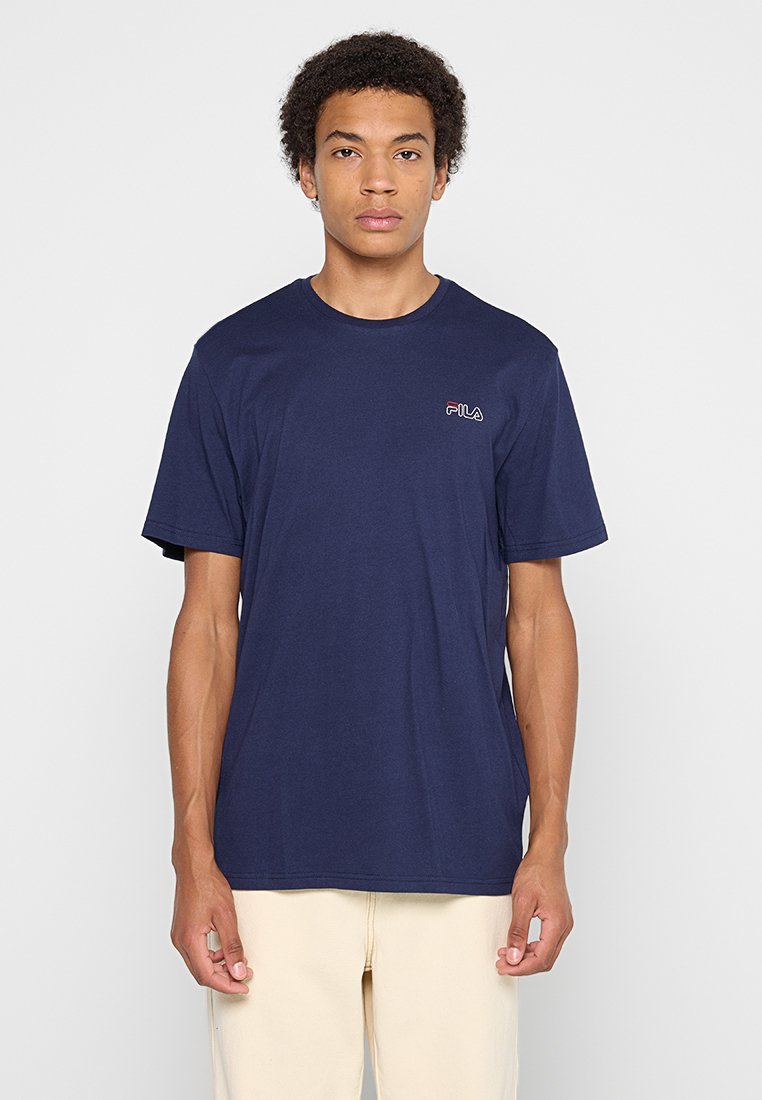 Fila T-shirt basic gemêleerd zwart