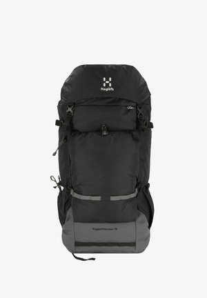 Haglöfs RUGGED MOUNTAIN 66 CM - Mochila de trekking - true black magnetite