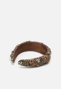 Becksöndergaard FLORIAN WIDE BEADED HAIRBRACE - Hair styling accessory - cinnamon brown