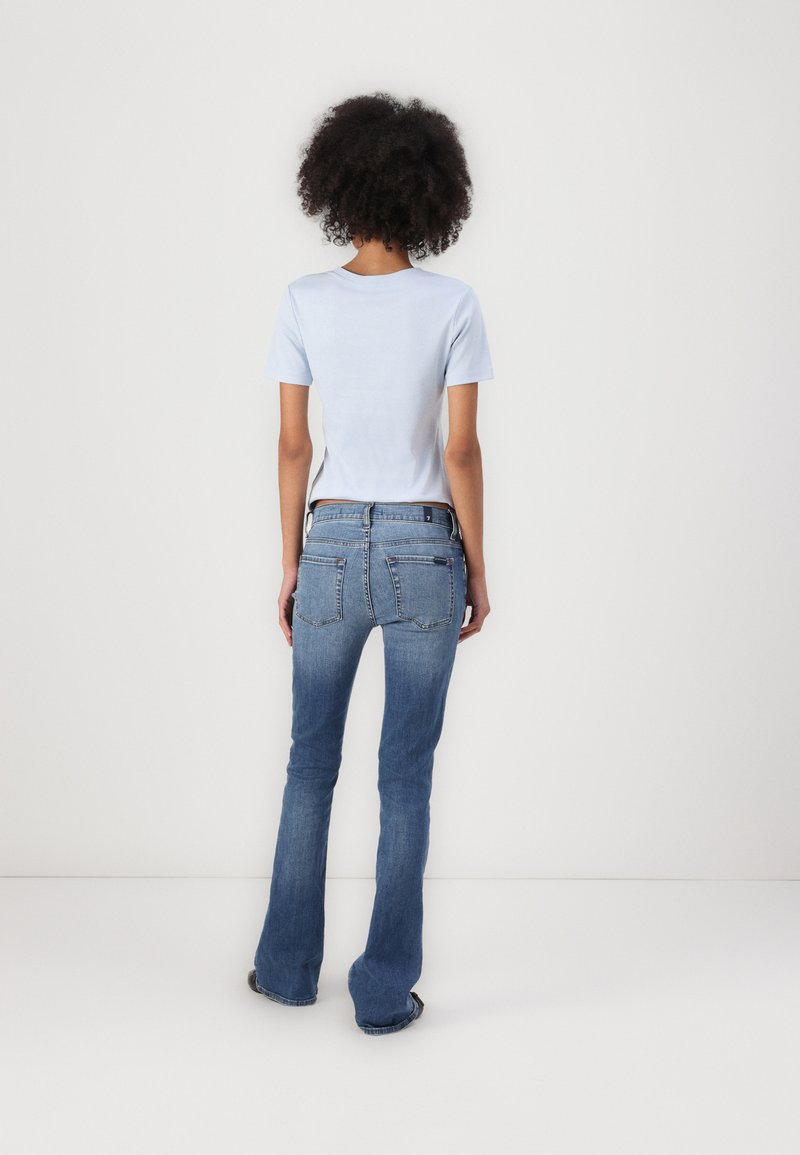 Jean 7 For All Mankind - Coupe Bootcut Rocker - Bleu - Taille Basse W28 / 38fr - Occasion Très Bon état