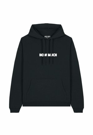 HOW MUCH EMBROIDERY UNISEX - Hoodie - black