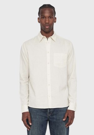 AllSaints, JUDD LS SHIRT . - Shirt - cream taupe