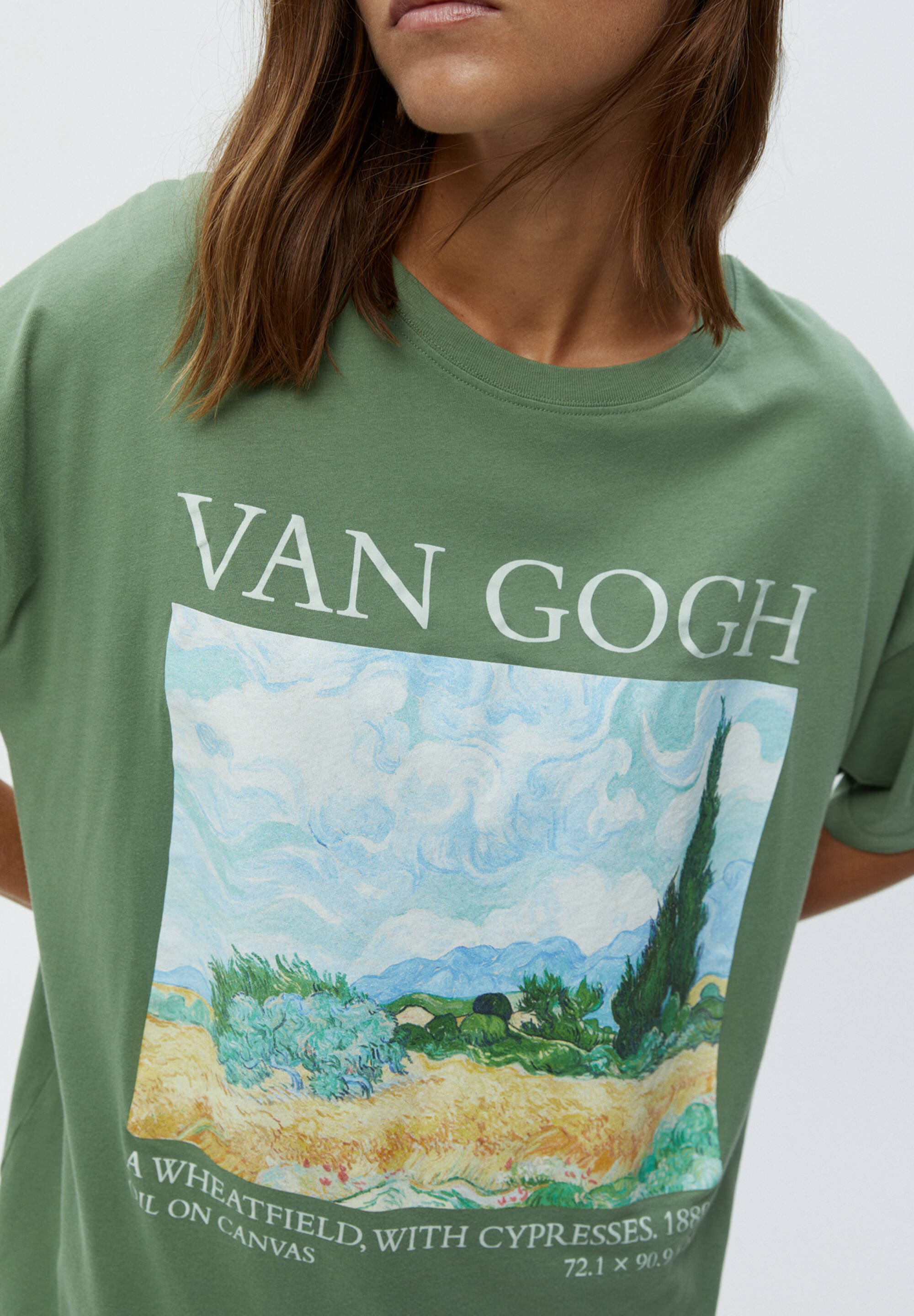Topjes en shirts T shirt van Gogh Dames Kleding Topjes en shirts T-Shirts  Pull \u0026 Bear T-Shirts dance4life.com