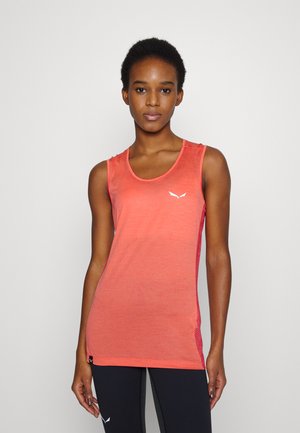 PUEZ GRAPHIC DRY TANK - Top - calypso coral melange
