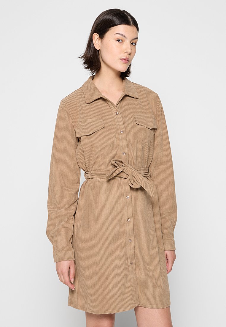 YAS Blousejurk taupe YAS Blousejurk taupe