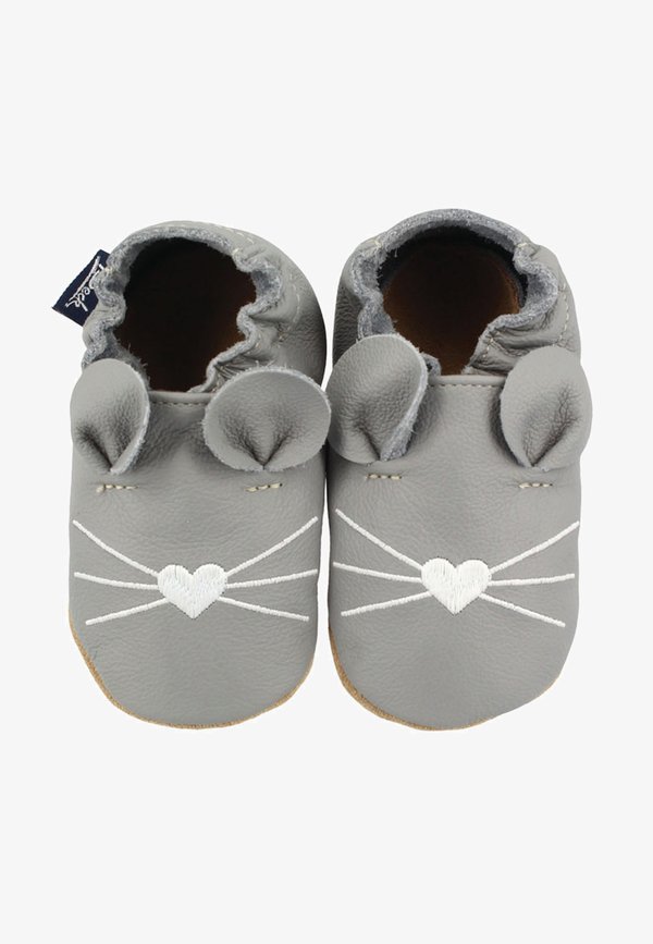 MÄUSCHEN – Krabbelschuh – grau
