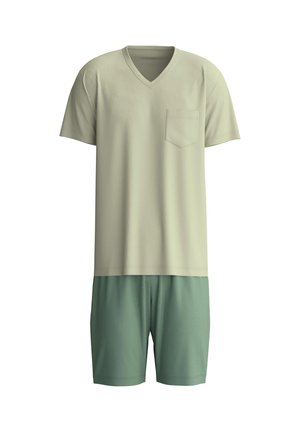 Calida, SUPERLIGHT KURZ-PYJAMA SET - Pyjama - tea green