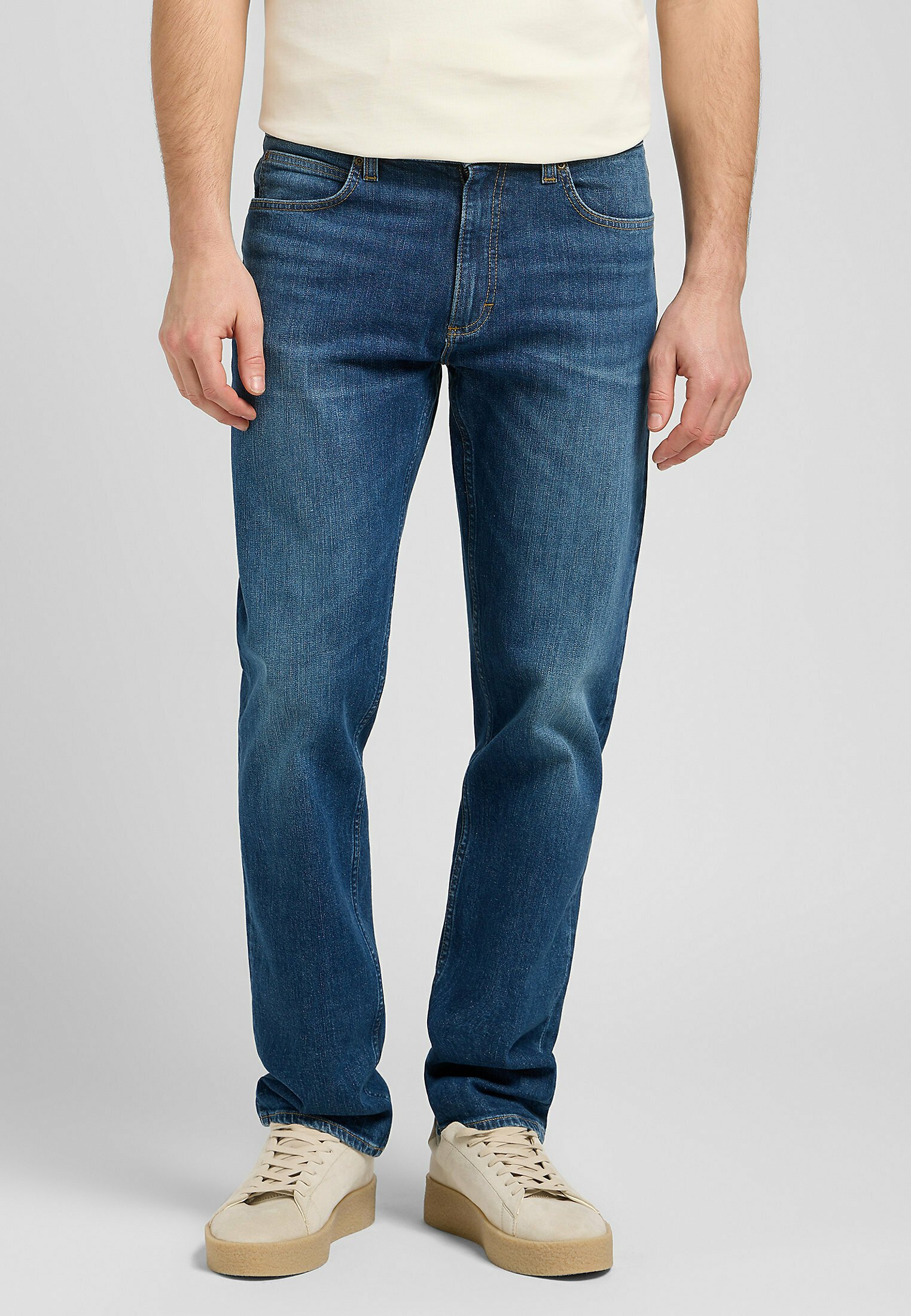 Lee Regular Jeans 'WEST' in Donkerblauw | ABOUT YOU