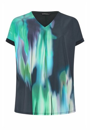 Evans, PLUS SIZE SHORT SLEEVE TOPS. - Print T-shirt - multi