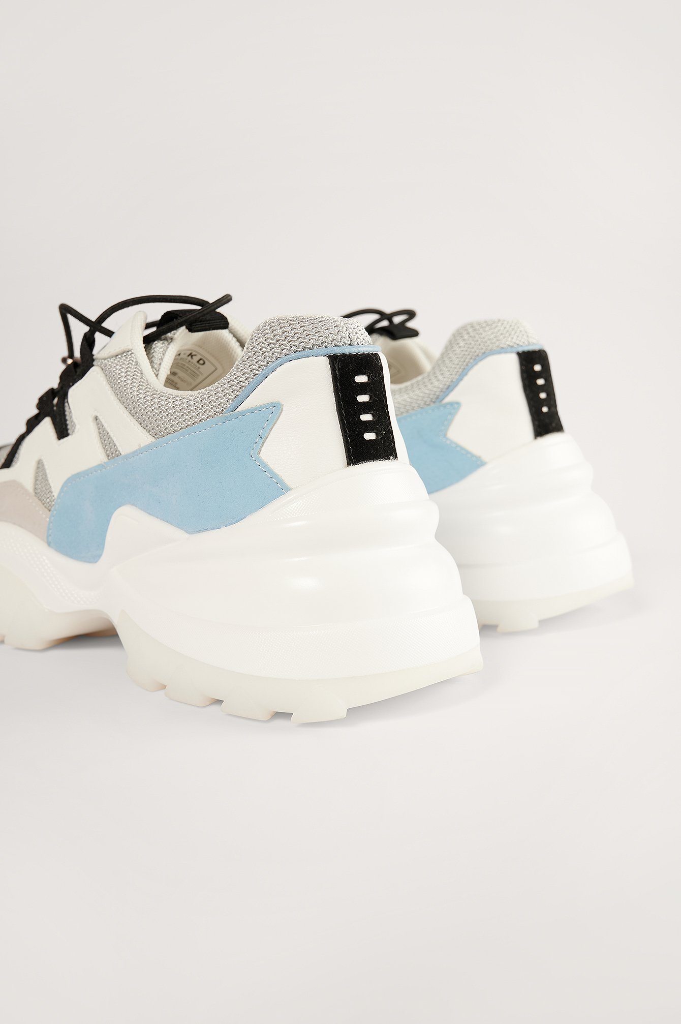 chunky blue trainers