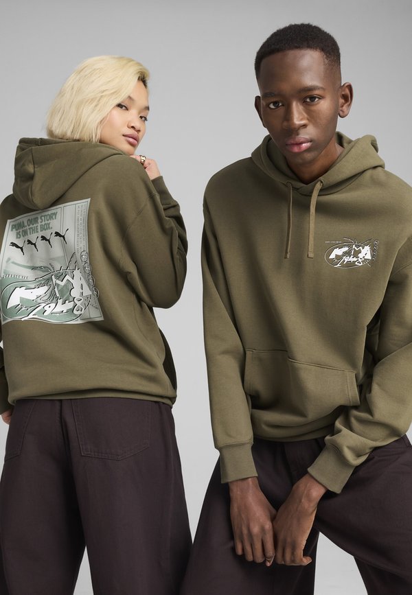 FUTURE .ARCHIVE RELAXED FIT MIT GRAFIK - Kapuzenpullover