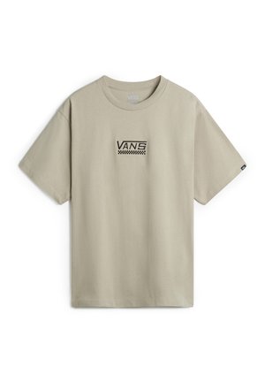 V CHECK LOOSE FIT - Camiseta estampada - london fog