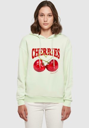 SWEET CHERRIES - Kapuzenpullover - lightmint