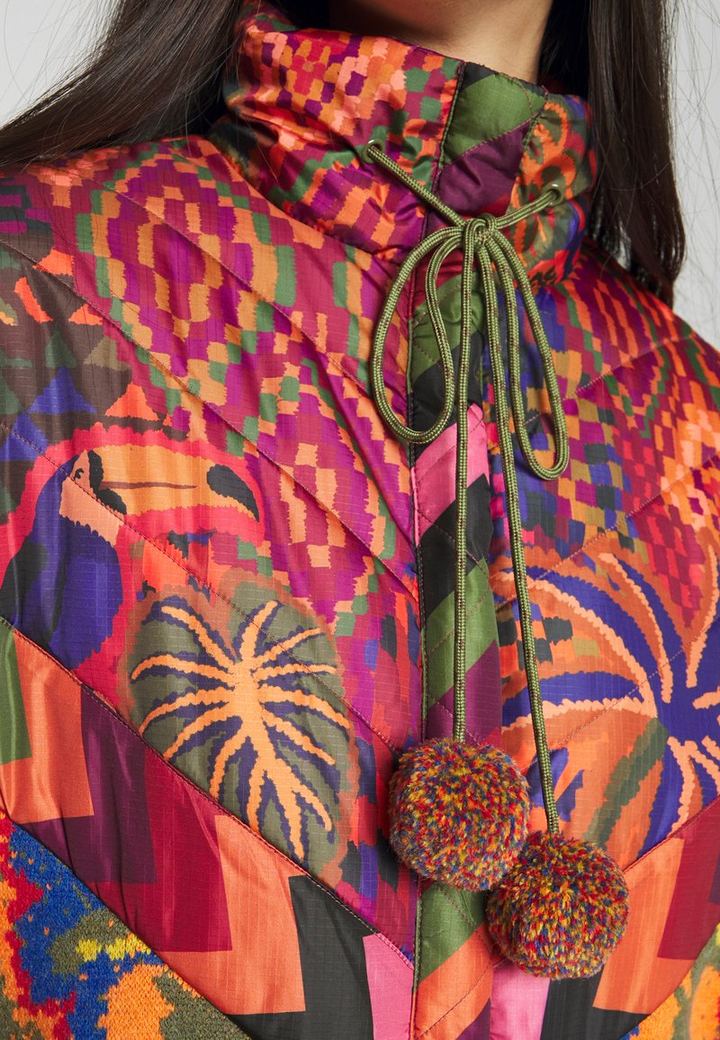 Damen Leichte Jacken | Farm Rio PINEAPPL TAPESTRY PONCHO Winterjacke multi/mehrfarbig - MH85101 Damen Leichte Jacken | Farm Rio PINEAPPL TAPESTRY PONCHO Winterjacke multi/mehrfarbig - MH85101