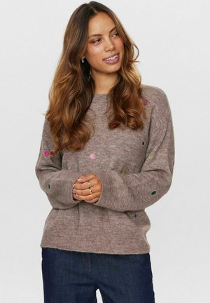 NUJASMINE PULLOVER - Jumper - tigers eye