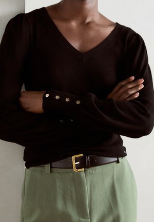 Morgan Strickpullover - black