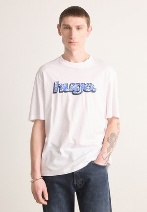 NUGIBOL - Print T-shirt - white