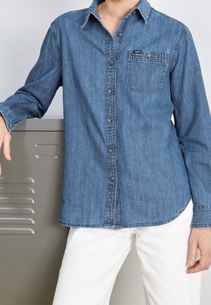 Blus - blue denim