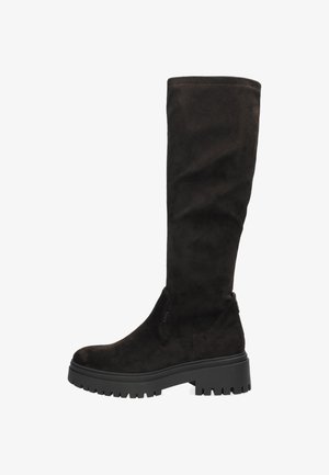 Mexx, MEXX HIGH BOOT PHAEDRE KETO HIGH BOOT - Bottes à plateau - dark brown