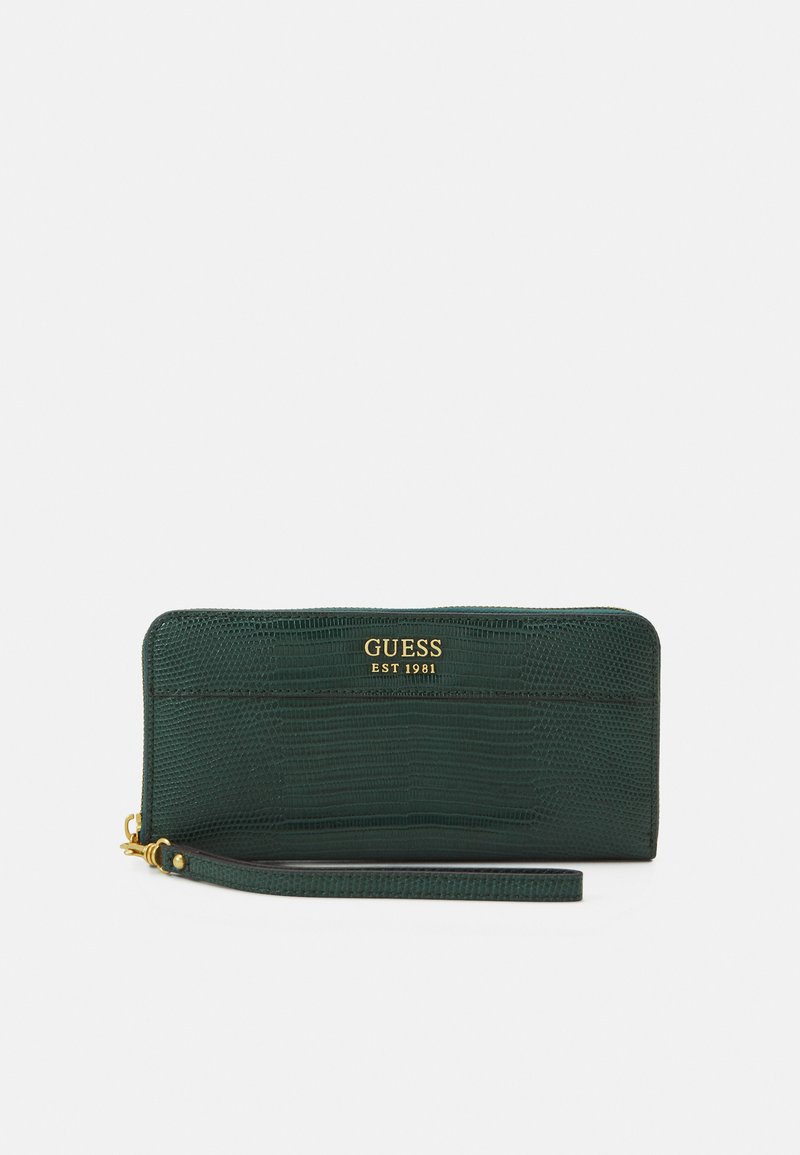 Guess KATEY LARGE ZIP AROUND Wallet forest/green Zalando.co.uk
