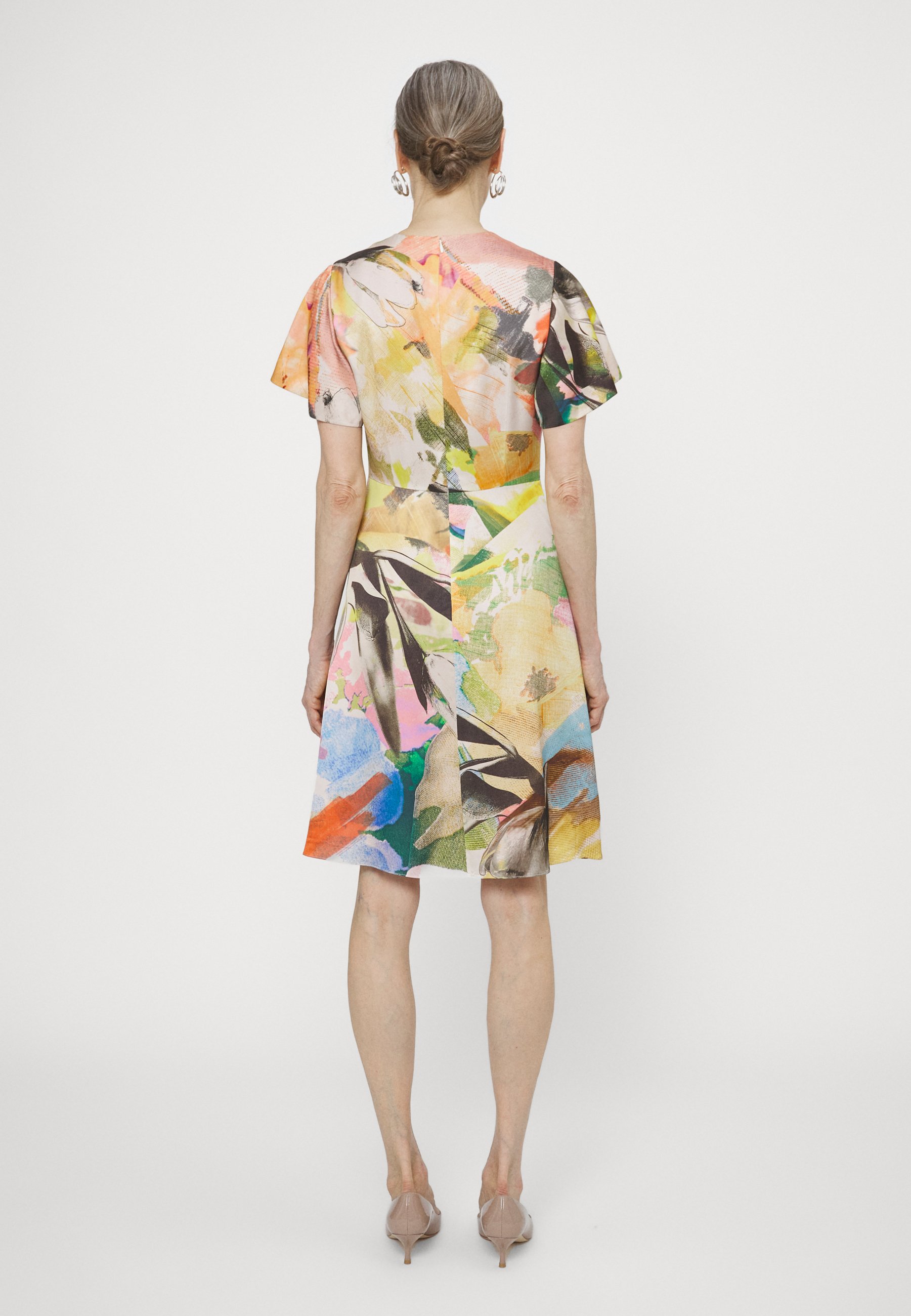 ワンピース PAUL SMITH Woman Dress Multicolor W1R653DP11100 24 Women's Spearmint Silk Pin Tuck Dress Paul Smith