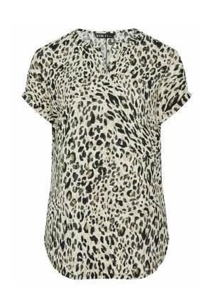 Yours Clothing, PLUS SIZE CASUAL TOPS - T-shirt imprimé - white
