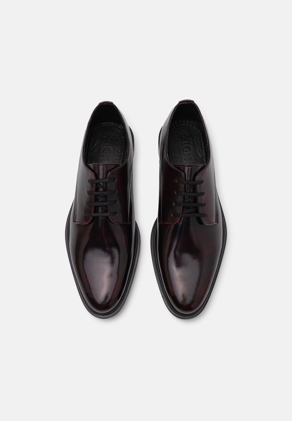 LEATHER - Lace-ups - bordeaux4