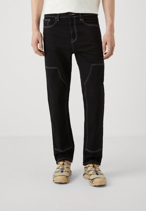 Vaqueros rectos - black denim