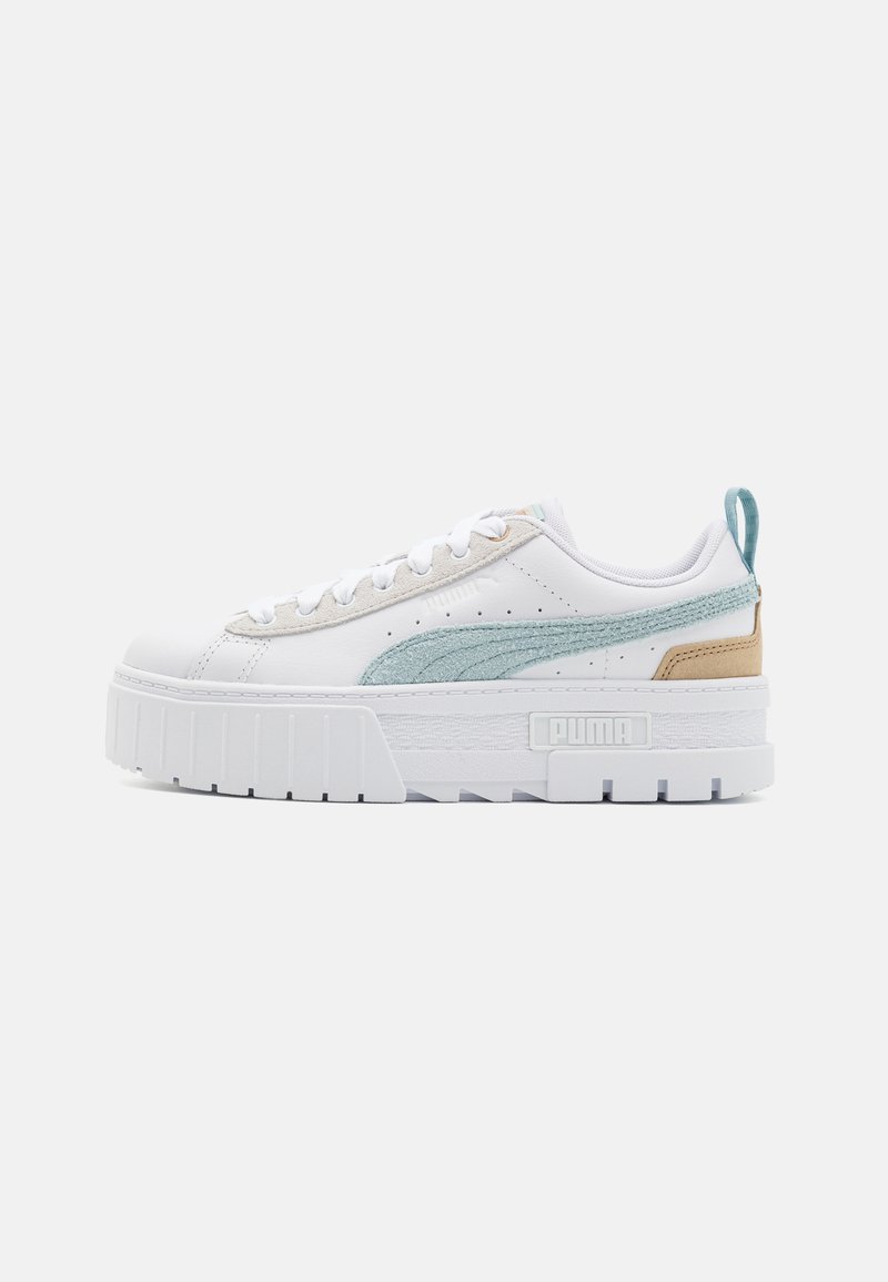 Puma MAYZE - Tossud - white/turquoise surf