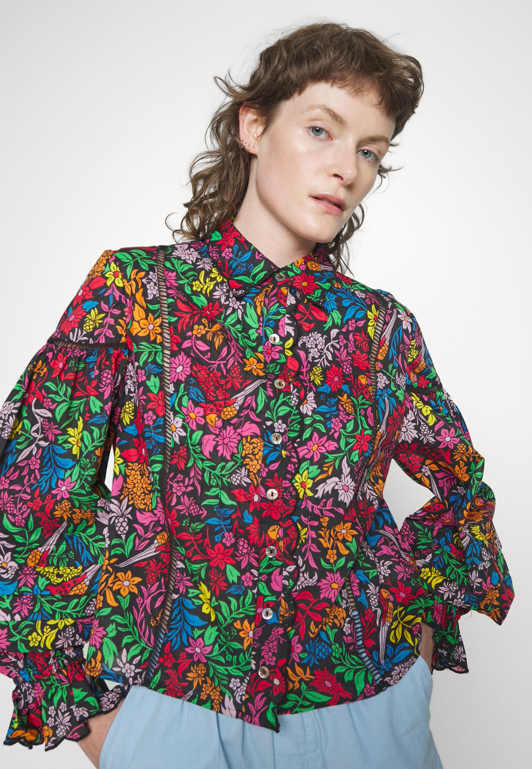 farm rio mixed liberty blouse