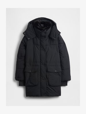 GAP PUFFER COLLAR MIDI - Zimska jakna - black