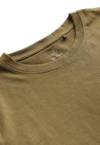 THE SET REGULAR FIT - 4 PACK SHORT SLEEVE - T-Shirt basic - black cream eru stripe khaki green