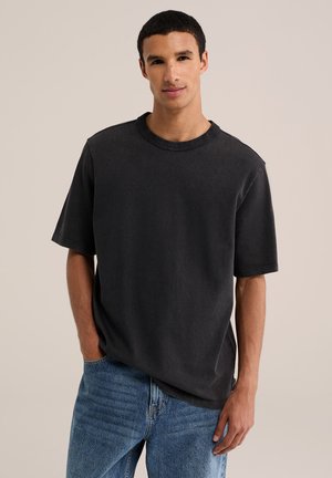 WE Fashion, BLUE RIDGE - T-shirt basic - black