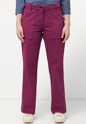 Flared-farkut - fuchsia