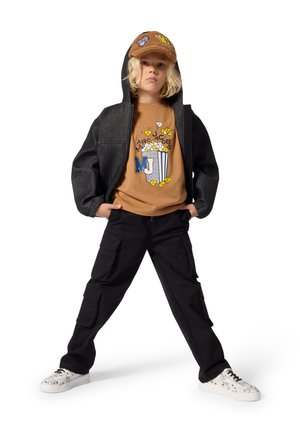 MARC JACOBS KIDS, SHORT SLEEVES TEE-SHIRT UNISEX - Μπλουζάκι με στάμπα - sand