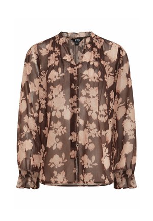 Long Tall Sally, TALL SHIRTS & BLOUSES - Skjortebluser - brown
