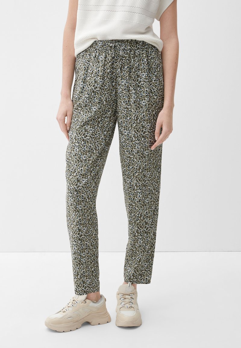 s.Oliver Pantalon classique - olivgrün