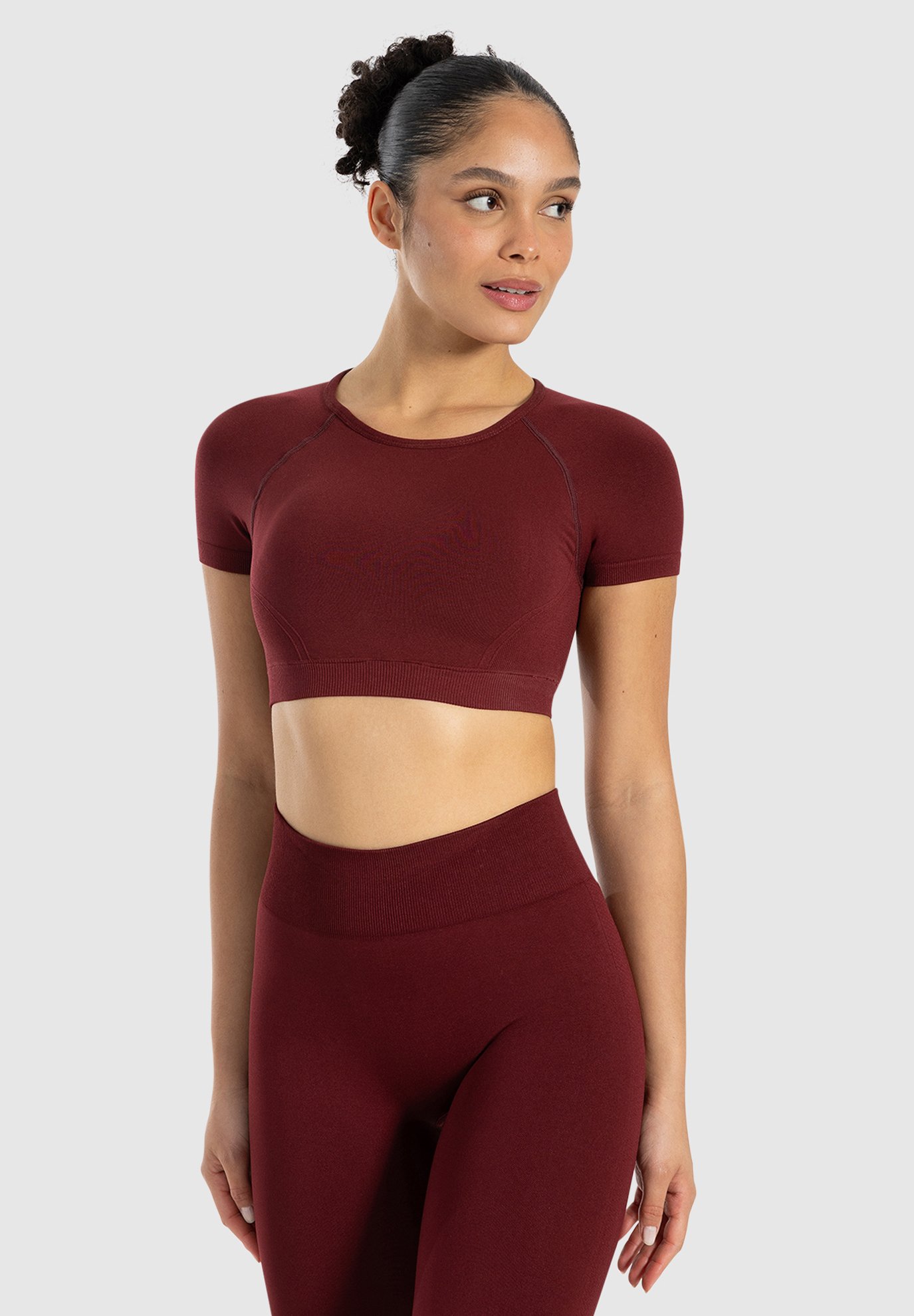 Ensemble De Yoga Sans Couture Pour Femme, Olympiques De Gym Avec Short