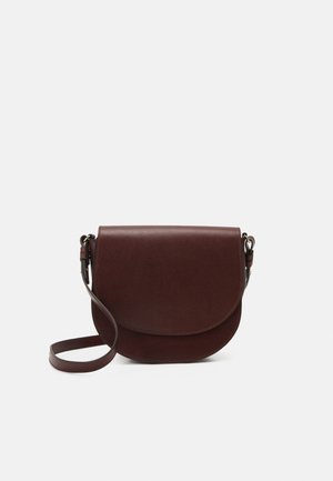 ALLY M CROSSBODY - Taška s příčným popruhem - red plum
