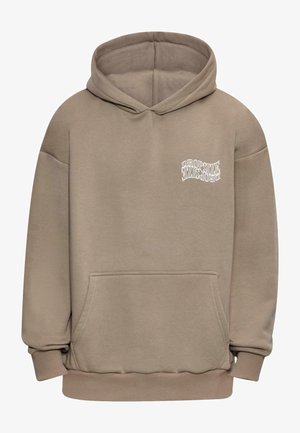 Dropsize HEAVY - Džemperis su gobtuvu - taupe