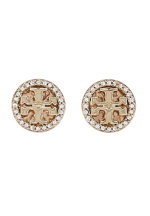 LOGO CIRCLE  EARRING - Örhänge - gold-coloured