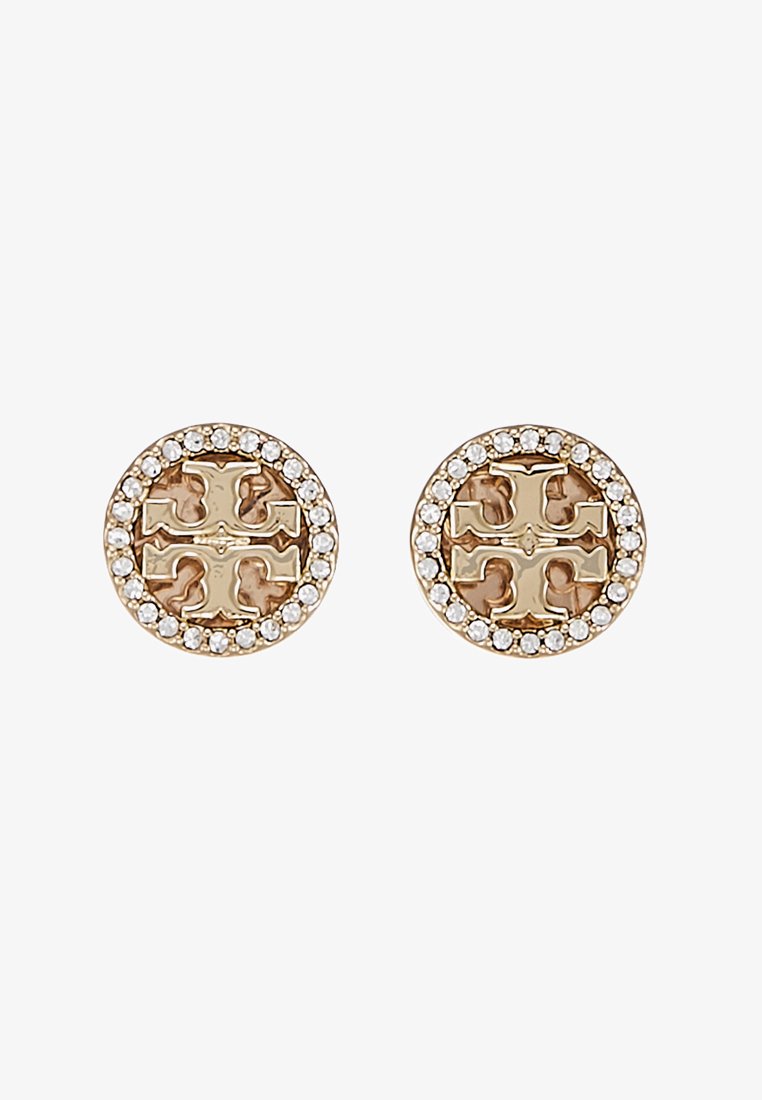 Tory Burch LOGO CIRCLE  EARRING - Øredobber - gold-coloured