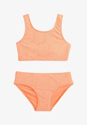 Next TEXTURED SET - Bikini - orange shell